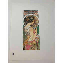 Set de litografía Alphonse Mucha 50x70 cm