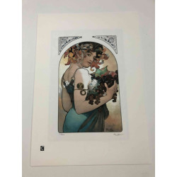 Set de litografía Alphonse Mucha 50x70 cm
