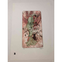 Set de litografía Alphonse Mucha 50x70 cm