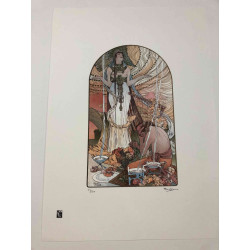 Set de litografía Alphonse Mucha 50x70 cm