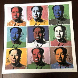 Andy Warhol Lithografie off set 50x50 cm gecertificeerd