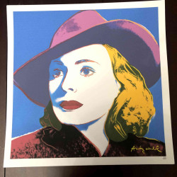 Litografía de Andy Warhol off set 50x50 cm certificada