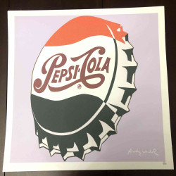 Litografía de Andy Warhol off set 50x50 cm certificada