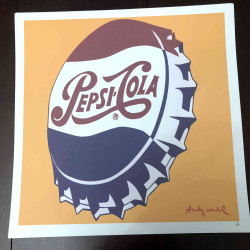 Litografía de Andy Warhol off set 50x50 cm certificada