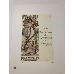 Set de litografía Alphonse Mucha 50x70 cm