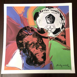 Litografía de Andy Warhol off set 50x50 cm certificada