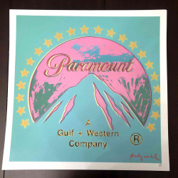Andy Warhol Lithografie off set 50x50 cm gecertificeerd
