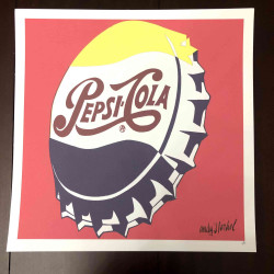 Litografía de Andy Warhol off set 50x50 cm certificada