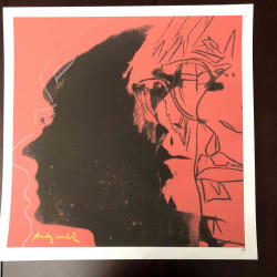Litografía de Andy Warhol off set 50x50 cm certificada