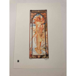 Litografia Alphonse Mucha offset 50x70 cm