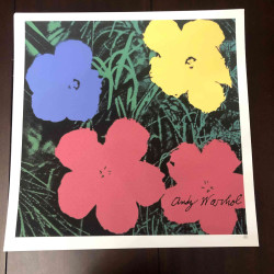 Andy Warhol Lithografie off set 50x50 cm gecertificeerd