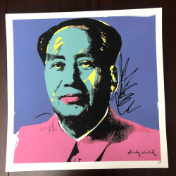 Andy Warhol Lithografie off set 50x50 cm gecertificeerd