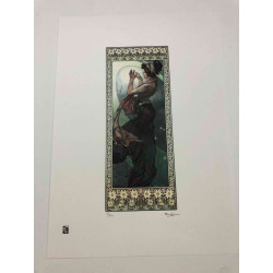 Litografia de Alphonse Mucha off set 50x70 cm