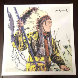 Andy Warhol Lithografie off set 50x50 cm gecertificeerd