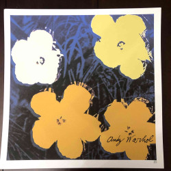 Andy Warhol Lithografie off set 50x50 cm gecertificeerd