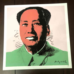 Andy Warhol Lithografie off set 50x50 cm gecertificeerd