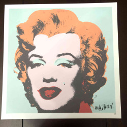 Andy Warhol Lithografie off set 50x50 cm gecertificeerd