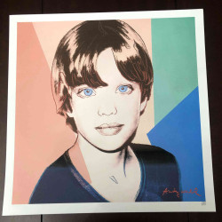 Andy Warhol 50x50 cm-ko litografia-sorta ziurtatua