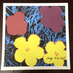 Andy Warhol 50x50 cm-ko litografia-sorta ziurtatua