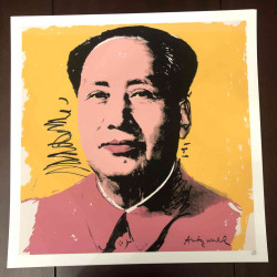 Andy Warhol 50x50 cm-ko litografia-sorta ziurtatua