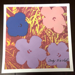 Andy Warhol 50x50 cm-ko litografia-sorta ziurtatua