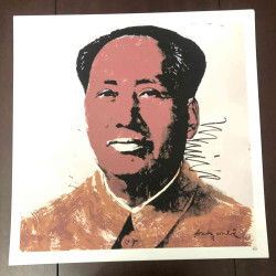 Andy Warhol 50x50 cm-ko litografia-sorta ziurtatua