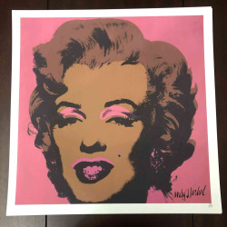 Andy Warhol 50x50 cm-ko litografia-sorta ziurtatua