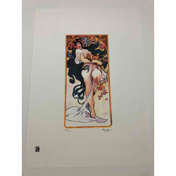 Set de litografía Alphonse Mucha 50x70 cm