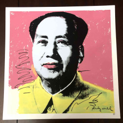Andy Warhol 50x50 cm-ko litografia-sorta ziurtatua