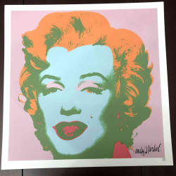 Andy Warhol 50x50 cm-ko litografia-sorta ziurtatua
