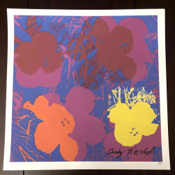 Andy Warhol 50x50 cm-ko litografia-sorta ziurtatua