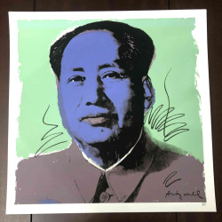 Andy Warhol 50x50 cm-ko litografia-sorta ziurtatua