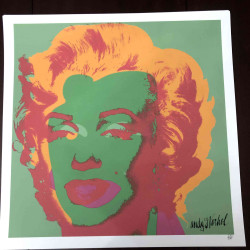 Andy Warhol Lithografie off set 50x50 cm gecertificeerd