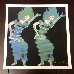 Andy Warhol 50x50 cm-ko litografia-sorta ziurtatua