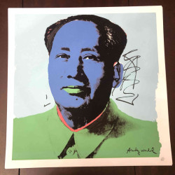 Andy Warhol 50x50 cm-ko litografia-sorta ziurtatua