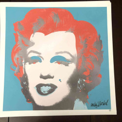 Andy Warhol 50x50 cm-ko litografia-sorta ziurtatua