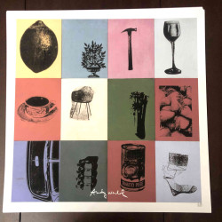 Andy Warhol 50x50 cm-ko litografia-sorta ziurtatua