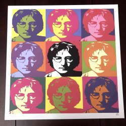 Andy Warhol 50x50 cm-ko litografia-sorta ziurtatua