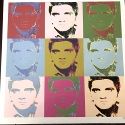 Andy Warhol 50x50 cm-ko litografia-sorta ziurtatua