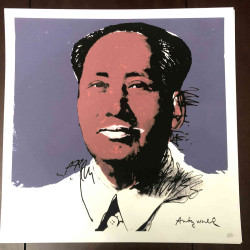 Andy Warhol 50x50 cm-ko litografia-sorta ziurtatua