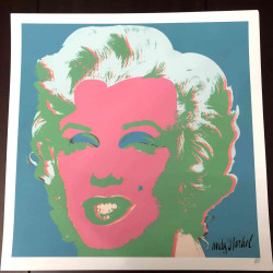 Andy Warhol 50x50 cm-ko litografia-sorta ziurtatua