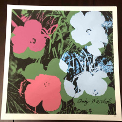 Andy Warhol 50x50 cm-ko litografia-sorta ziurtatua