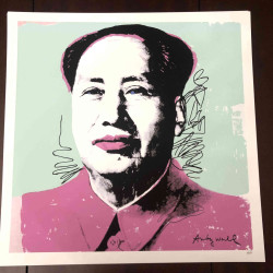 Andy Warhol 50x50 cm-ko litografia-sorta ziurtatua