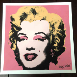 Andy Warhol 50x50 cm-ko litografia-sorta ziurtatua