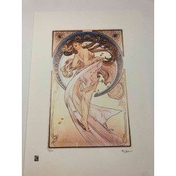 Alphonse Mucha litografia off set cm 50x70