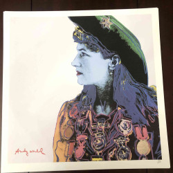 Andy Warhol 50x50 cm-ko litografia-sorta ziurtatua