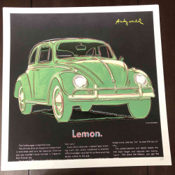 Andy Warhol 50x50 cm-ko litografia-sorta ziurtatua