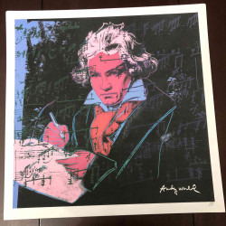 Andy Warhol 50x50 cm-ko litografia-sorta ziurtatua