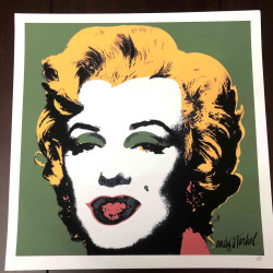 Andy Warhol Lithographie Offset 50x50 cm zertifiziert