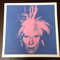 Set de litografía de Andy Warhol 50x50 cm certificado